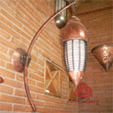 Lampu Dinding | produk kerajinan lampu dinding hias tembaga aagallery